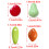 Plastic Beads For DIY Crafts Accessories And Home-Green lemon 4