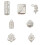 Christmas Crafting Beads Premium Metal Component For-Rose 2