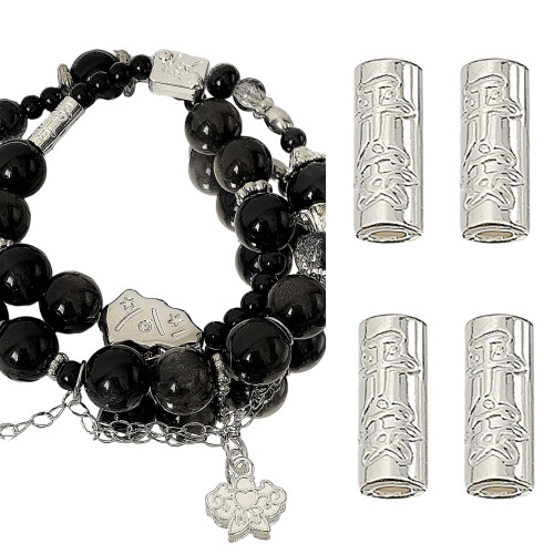 Christmas Crafting Beads Premium Metal Component For-Rose 2