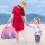 Multipurpose Beach Gear Storage Bag With Secure Drawcord-Pink 5
