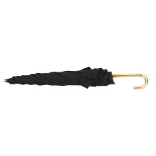 2 Pcs Miniature 1:12 Black Cloth Umbrella Dollhouse Decor