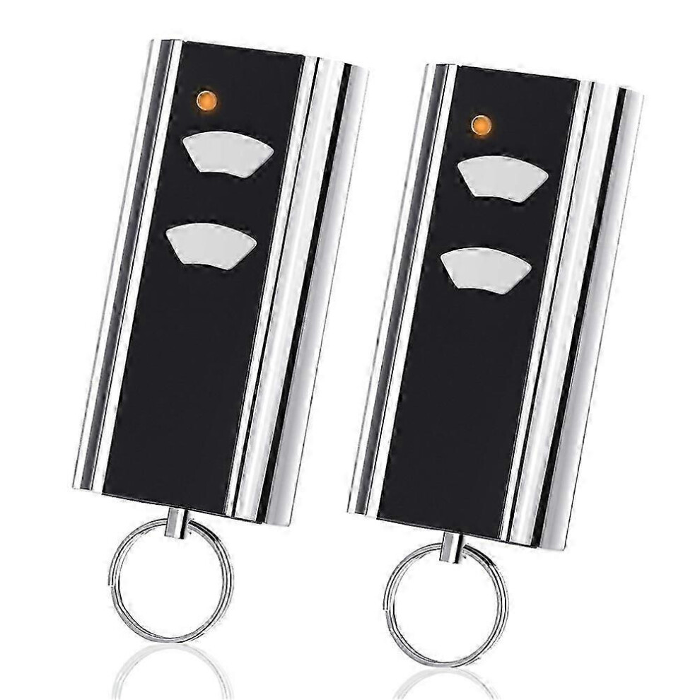 Set Of 2 Garage Door Replacement Remote Control For Normstahl Rcu 433-2K, 433.92 Mhz Garage Opener H 6935161784114