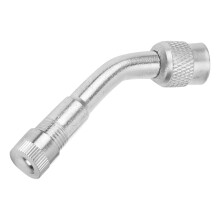 Motorcycle Car Valve Extender 90 135 45 Metal Adapter Silver for Tires
