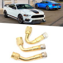 Bike Car Brass Valve Extender 90 135 45 Stem Adapter for Motorcycle Gold