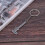 Silver Simulation Vernier Caliper Model Ruler Slide Keychain 3