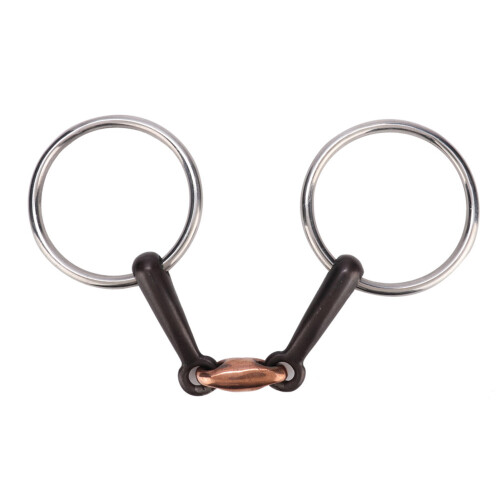 Durable Stainless Steel Horse Bit with Copper Link, 115mm Snaffle 2