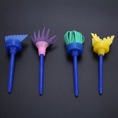 Children's 47pc Sponge Doodle Brushes