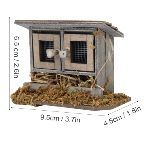 1/12 Scale Wooden Hen House