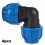PE Plastic 32mm Elbow Pipe Fitting 4 Pack 1