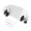 Universal Motorcycle Adjustable Clear Windscreen 280mm x 105mm 2