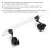 Universal Motorcycle Adjustable Clear Windscreen 280mm x 105mm 6