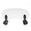 Universal Motorcycle Adjustable Clear Windscreen 280mm x 105mm 12