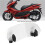 Universal Motorcycle Adjustable Clear Windscreen 280mm x 105mm 3