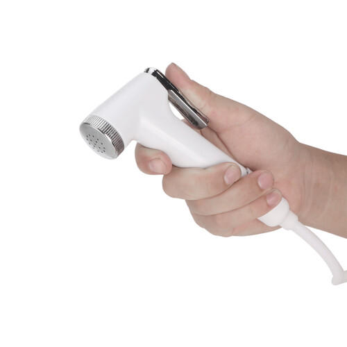 ABS Handheld Bathroom Bidet Spray White, G1/2 Inch, Durable 1