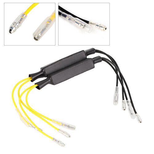 Motorcycle Turn Signal Decoding Resistor 21W LED Indicator Resilient Fast Fit