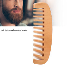 Wooden Mustache & Hair Comb Kit for Men Portable & Lightweight Grooming Set