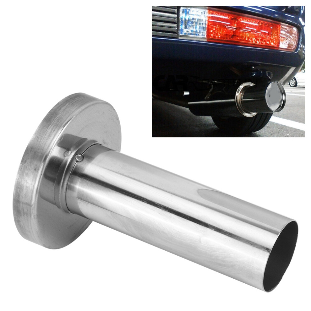 Universal Stainless Steel Removable Muffler Silencer 4.5In Car Exhaust Noise Reducer 7681393268463