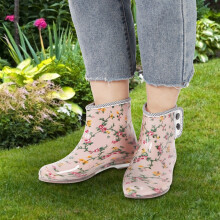 Women’s Waterproof Garden Shoes Size 37 Anti-Slip Rain Boots Blue
