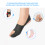 Ultra Thin Hallux Valgus Corrector Toe Separator Bunion Fixer S/M/L 8