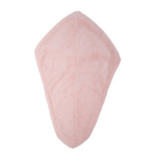 Pink Quick Dry Hair Towel Coral Fleece Bath Towel for SPA & Home