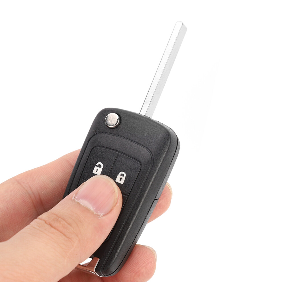 Chevrolet Flip Key Fob Shell Black 7340572001306