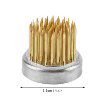 Round Flower Arrangement Kenzan Brass Needle 3.5cm | Durable, Artistic