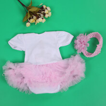 Baby Dolls Dress for 20-22 inch Pink Cotton Accessories