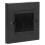 Dust-Stop Cable Cover Wall Plate Black Outlet Panel for Safe Wiring 9