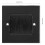 Dust-Stop Cable Cover Wall Plate Black Outlet Panel for Safe Wiring 5