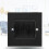 Dust-Stop Cable Cover Wall Plate Black Outlet Panel for Safe Wiring 6