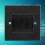 Dust-Stop Cable Cover Wall Plate Black Outlet Panel for Safe Wiring 4