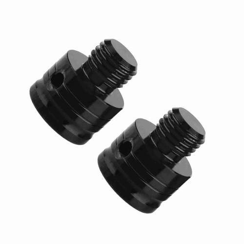 M10*1.25 Motorcycle Mirror Threads Black Replacement Bolts for Rearview Mirrors 1