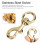 Drehbarer Messinghaken Gold 7
