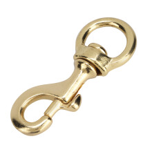 Messing Karabinerhaken 8,5 cm