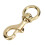 Drehbarer Messinghaken Gold 4