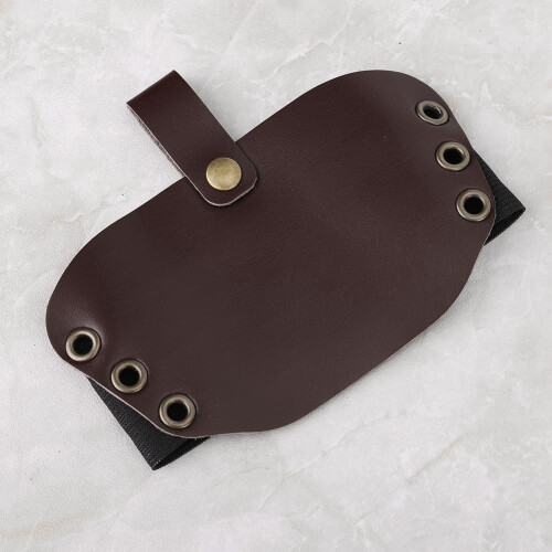High Quality PU Motorcycle Shift Guard Shoe Cover Brown Durable Protector 2
