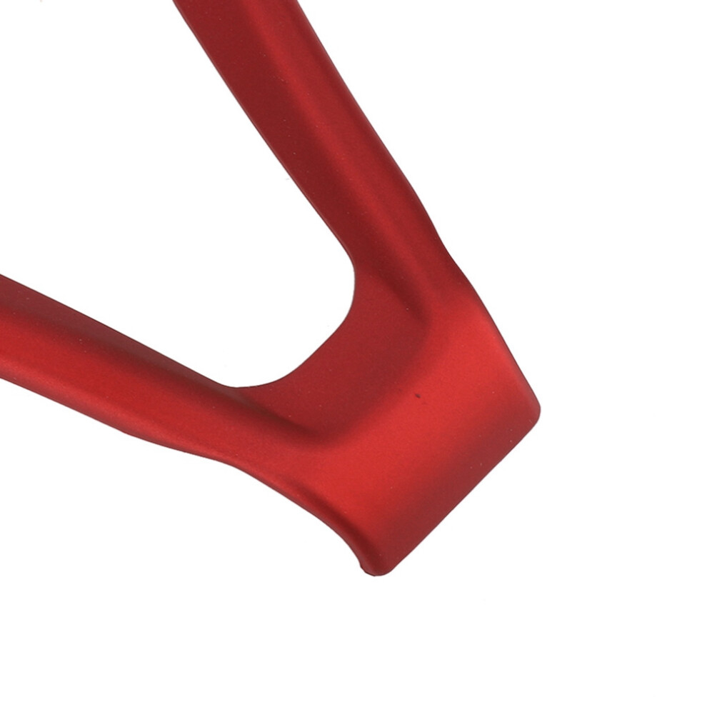 Car Steering Wheel Frame Decor Abs V Shape Fits Alfa Romeo Stelvio Giulia Red 7891393275310