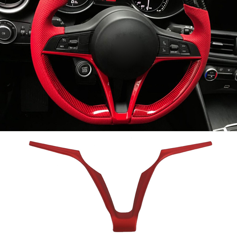 V Shape Trim For Stelvio Giulia Black 7293282509504