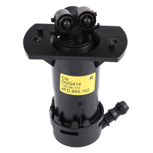 Right Side Car Headlight Washer Nozzle Pump for A6 2004-2011, Black 2