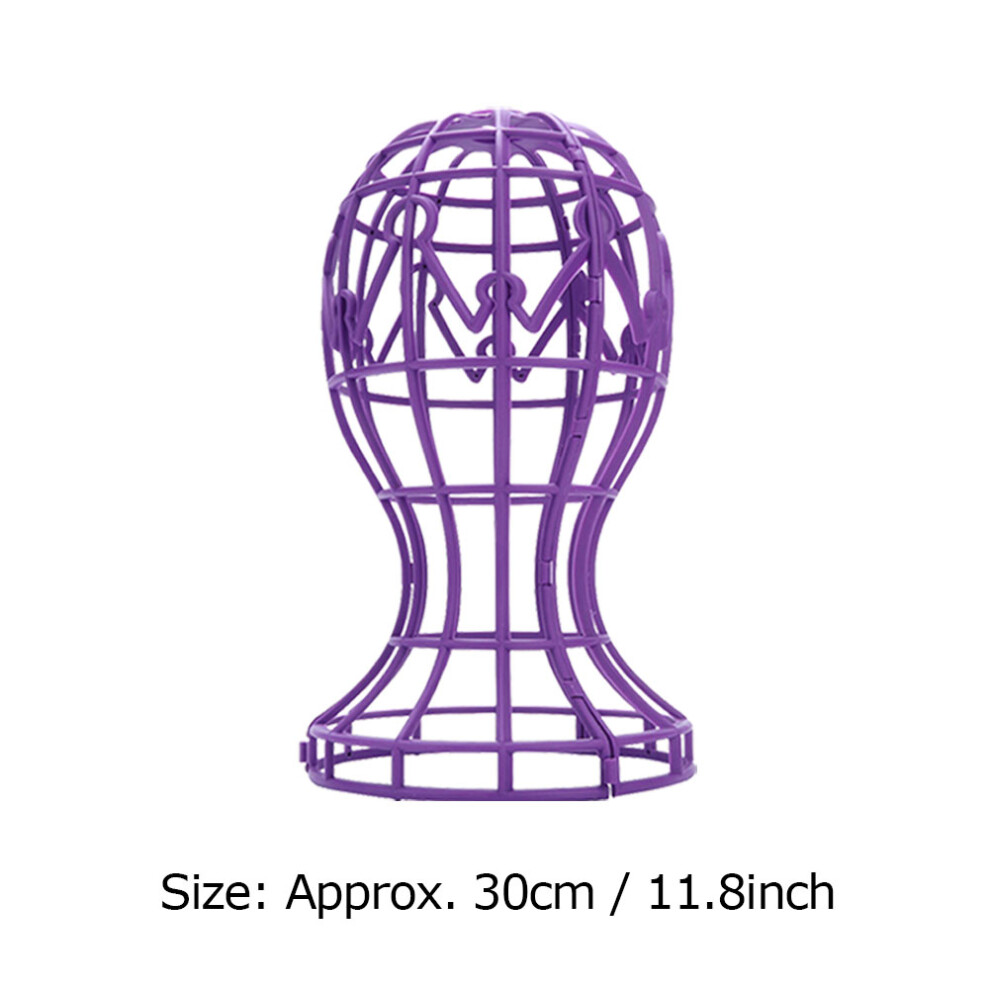 Foldable Wig Support for Salon Use