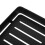 Durable Soap Drain Rack Wall Mounted Black 8