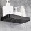 Durable Soap Drain Rack Wall Mounted Black 2
