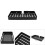 Durable Soap Drain Rack Wall Mounted Black 11