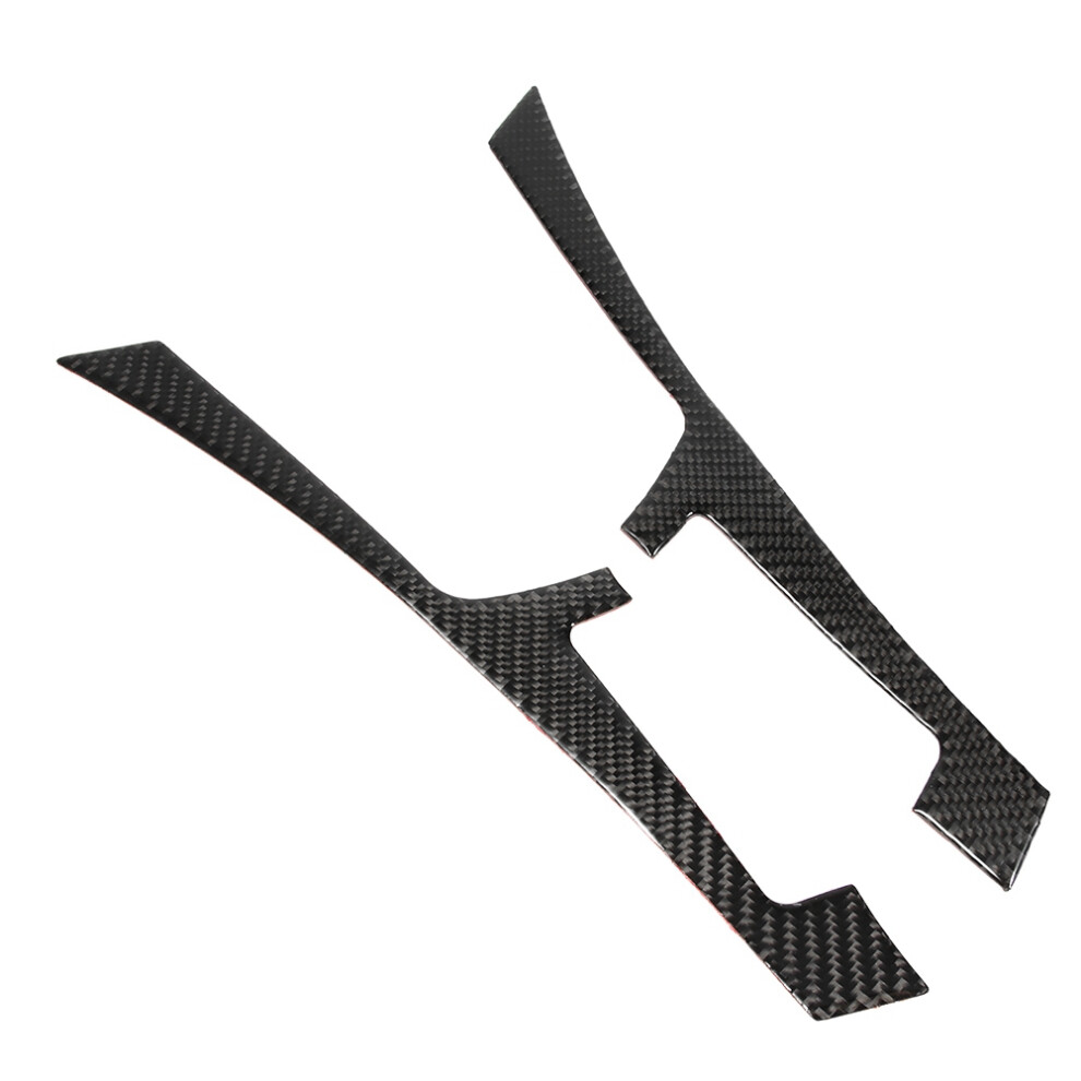 2Pcs Carbon Fiber Interior Center Control Cover Trim For Infiniti Q50 Q60 2013-2019 7641393330560