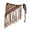 Openwork Corset Belt With Layered Fabric Decorative Hip Scarf 1