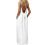 Backless  dress, backless loungewear with pockets,-White M 1