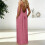 Backless  dress, backless loungewear with pockets,-White M 3