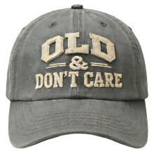 Soft And Lightweight Cotton Embroidered Hat With-Gray