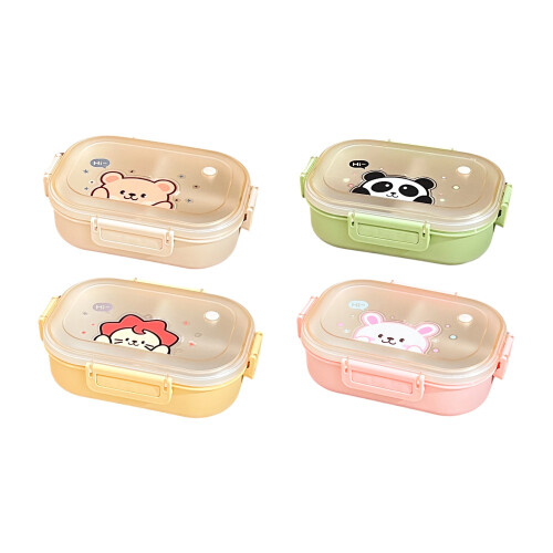 Portable Leak Proof Food Storage Container For-Creamy White 1