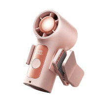 Tragbarer Handventilator, 6 Geschwindigkeiten,-Rosa 2